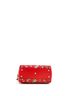 Gucci 100% Leather Red Convertible Boston Bag Arabesque GG Coated Canvas Small One size - photo 2