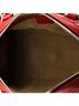 Gucci 100% Leather Red Convertible Boston Bag Arabesque GG Coated Canvas Small One size - photo 5