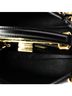 Fendi 100% Leather Black Peekaboo Iconic Bag Scalloped Studded Calfskin Mini One size - photo 5