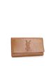 Saint Laurent 100% Leather Brown Belle de Jour Clutch Leather Large One size - photo 3