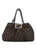 Fendi 100% Canvas Brown Mia Tote Zucca Canvas Large One size - photo 1