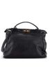 Fendi 100% Leather Black Peekaboo Bag Soft Leather Large One size - photo 1