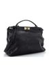 Fendi 100% Leather Black Peekaboo Bag Soft Leather Large One size - photo 3