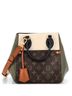 Louis Vuitton 100% Coatead Canvas Brown Fold Tote Monogram Canvas and Leather PM One size - photo 1
