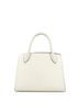 Prada 100% Leather White Monochrome Tote Saffiano with City Calf Small One size - photo 2