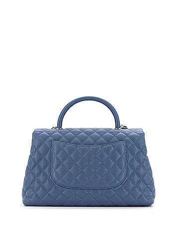 Chanel Coco Top Handle Bag Quilted Caviar Medium (view 2)