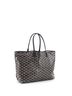 Goyard 100% Coatead Canvas Black Saint Louis Tote Coated Canvas PM One size - photo 4