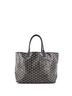 Goyard 100% Coatead Canvas Black Saint Louis Tote Coated Canvas PM One size - photo 2