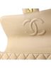 Chanel 100% Leather Tan Vintage Twin Top Handle Flap Bag Quilted Lambskin Medium One size - photo 1