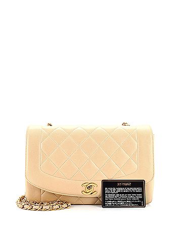 Chanel Vintage Diana Flap Bag Quilted Lambskin Medium (view 2)