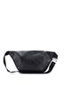 Gucci 100% Leather Black Front Pocket Belt Bag GG Embossed Perforated Leather One size - photo 4