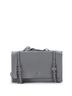 Prada 100% Leather Gray Dual Flap Turnlock Bag Vitello Soft Medium One size - photo 4