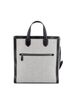 Burberry 100% Canvas Gray Kane Tote Horseferry Print Canvas with Leather Tall One size - photo 5