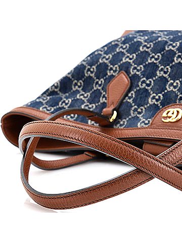 Gucci Ophidia Shopping Tote GG Denim Medium (view 1)