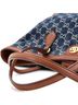Gucci 100% Cotton Blue Ophidia Shopping Tote GG Denim Medium One size - photo 1