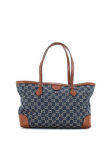 Gucci Ophidia Shopping Tote GG Denim Medium (view 2)