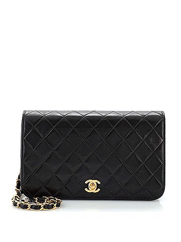 Chanel Vintage Full Flap Bag Quilted Lambskin Medium (view 1)