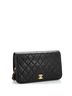 Chanel 100% Leather Black Vintage Full Flap Bag Quilted Lambskin Medium One size - photo 3