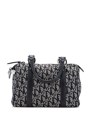 Christian Dior Vintage Trotter Boston Bag Diorissimo Canvas Small (view 1)