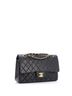 Chanel 100% Leather Black Vintage Classic Double Flap Bag Quilted Lambskin Medium One size - photo 5