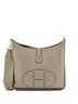 Hermès 100% Leather Green Evelyne Bag Gen III Clemence PM One size - photo 4