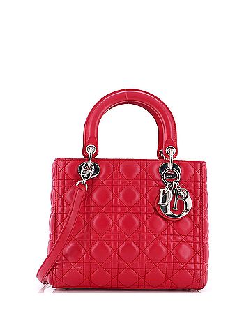 Christian Dior Lady Dior Bag Cannage Quilt Lambskin Medium (view 1)