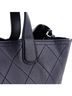 Chanel 100% Leather Blue Covered CC Shopping Tote Stitched Caviar Large One size - photo 1