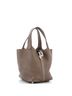 Hermès 100% Leather Brown Picotin Lock Bag Clemence PM One size - photo 4