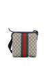 Gucci 100% Coatead Canvas Brown Web Messenger Bag GG Coated Canvas Small One size - photo 4