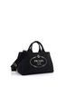 Prada 100% Canvas Black Canapa Convertible Tote Canvas Medium One size - photo 3