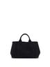 Prada 100% Canvas Black Canapa Convertible Tote Canvas Medium One size - photo 4