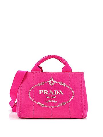 Prada Canapa Convertible Tote Canvas Mini (view 1)