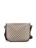 Gucci 100% Coatead Canvas Brown Double Buckle Messenger Bag GG Coated Canvas Medium One size - photo 4