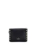 Valentino Garavani 100% Leather Black Rockstud Flap Crossbody Bag Leather Small One size - photo 4