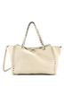 Valentino Garavani 100% Leather Tan Rockstud Tote Pebbled Leather Medium One size - photo 1