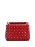 Valentino Garavani 100% Leather Red Rockstud Spike Flap Bag Quilted Leather Medium One size - photo 4