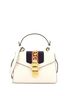 Gucci 100% Leather White Sylvie Top Handle Bag Leather Mini One size - photo 4