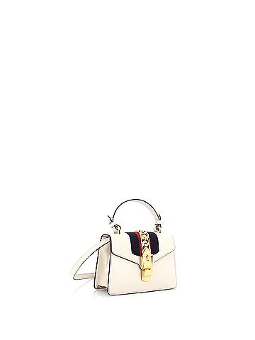 Gucci Sylvie Top Handle Bag Leather Mini (view 2)