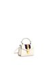 Gucci 100% Leather White Sylvie Top Handle Bag Leather Mini One size - photo 2