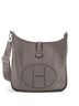 Hermès 100% Leather Gray Evelyne Bag Gen III Clemence PM One size - photo 4