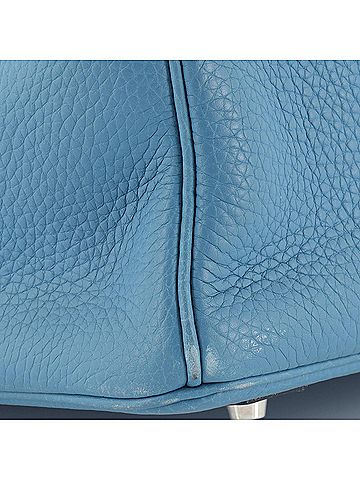 Hermès Birkin Handbag Blue Togo with Palladium Hardware 40 (view 2)