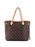 Louis Vuitton 100% Coatead Canvas Brown Neverfull NM Tote Monogram Canvas PM One size - photo 3