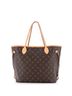 Louis Vuitton 100% Coatead Canvas Brown Neverfull NM Tote Monogram Canvas PM One size - photo 5