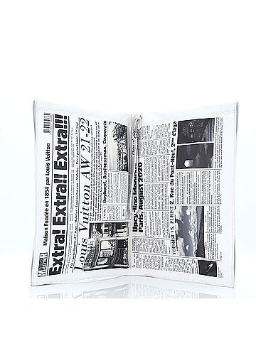 Louis Vuitton Newspaper Pouch Printed Leather (view 1)