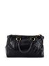 Prada 100% Leather Black Double Zip Convertible Tote Vitello Shine Medium One size - photo 4