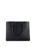 Prada 100% Leather Black Lux Embossed Logo Tote Saffiano Leather Medium One size - photo 4