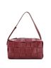 Bottega Veneta 100% Leather Red Brick Cassette Shoulder Bag Maxi Intrecciato Leather One size - photo 1