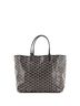 Goyard 100% Coatead Canvas Black Saint Louis Tote Coated Canvas PM One size - photo 2