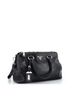 Prada 100% Leather Black Double Zip Convertible Tote Soft Calf Medium One size - photo 3