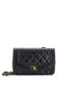 Chanel 100% Leather Black Vintage Diana Flap Bag Quilted Lambskin Small One size - photo 1